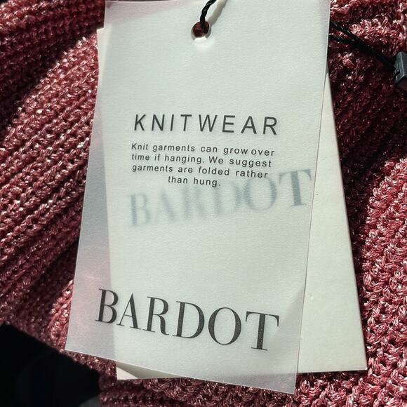 Adeline sweater mini dress metallic pink - Picture 5 of 12